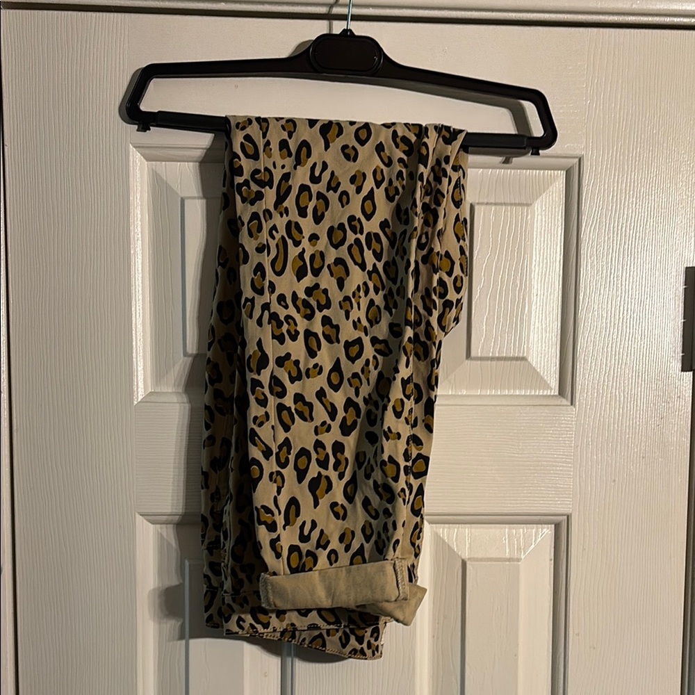 POL Cheetah Print Skinny Pants Small NWOT
